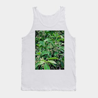 Green Leaves Tank Top